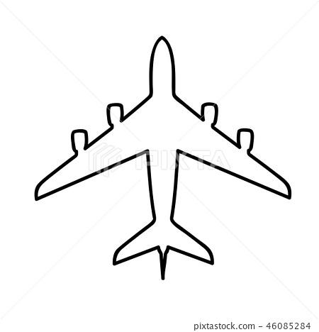 plane简笔画 简笔画图片大全-蒲城教育文学网