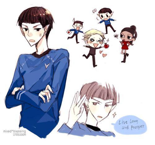star trek doodle by mixed-blessing