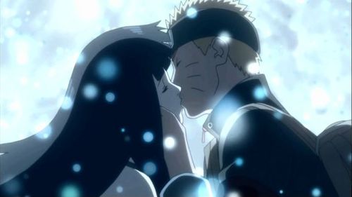 求火影忍者剧场版10里面最后鸣人和雏田接吻图 片 做壁纸