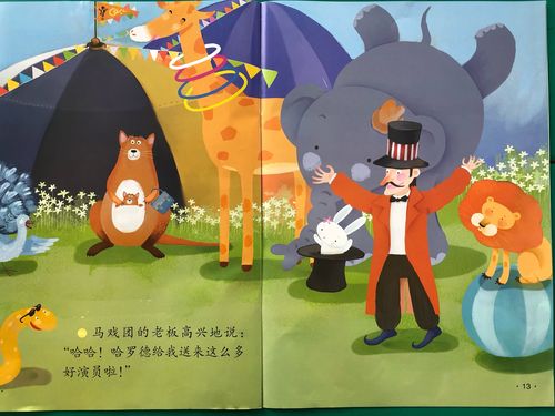 中班绘本故事——《贪吃的哈罗德》