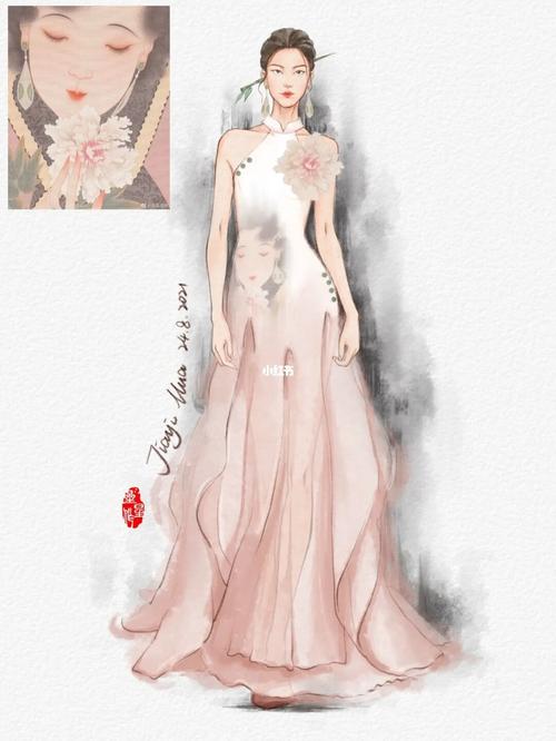 中国风服装设计手绘96步骤图 灵感来源_服装设计_手绘_中国风_济南