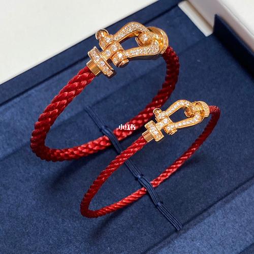 弗雷德fred马蹄扣红绳手链～仙女必备7515_手链_马蹄扣_红绳