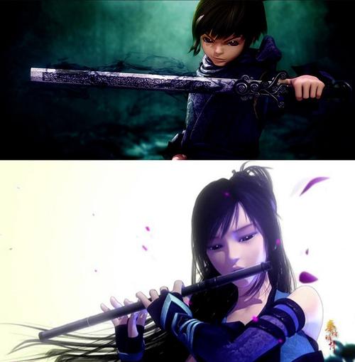 官方秦时明月q版荆天明石兰粘土换脸2款一套盒装手办