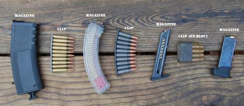 弹匣,漏夹,桥夹,都是装子弹的容器,到底有什么不同?