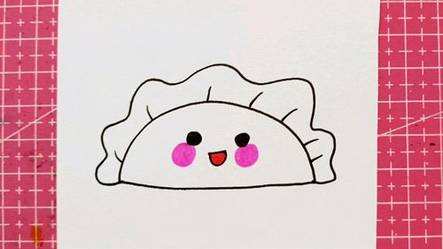 简笔画最简单的饺子简笔画