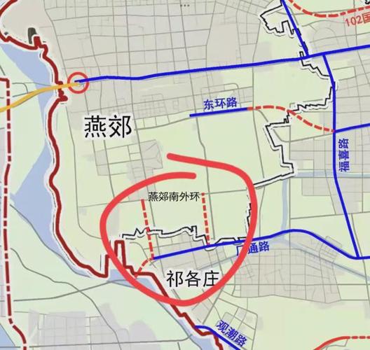 实锤大厂潮白新城至燕郊南外环断头路即将打通