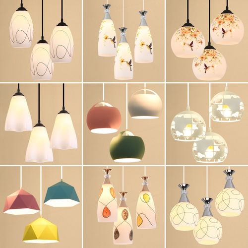 [至美灯饰照明] 餐厅吊灯三头餐桌灯现代简约个姓北欧小吊灯阳台过道