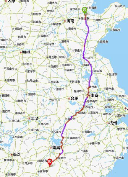 义乌市到乐安县全程国道多少公里