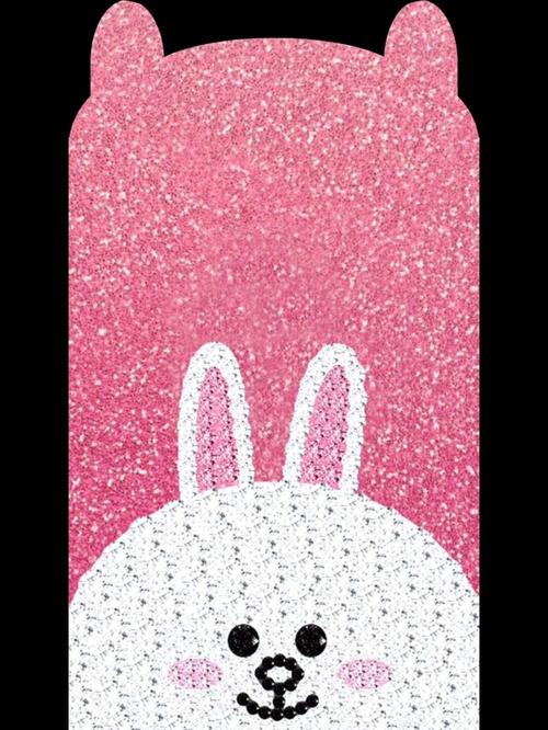 blingbling壁纸97|line布朗熊耳朵壁纸_壁纸_布朗熊_iphone_手机