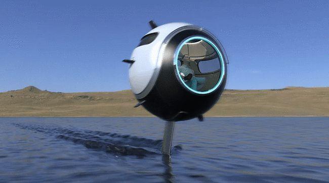 意大利设计师的水陆空三栖新作|飞行|球体|飞行器