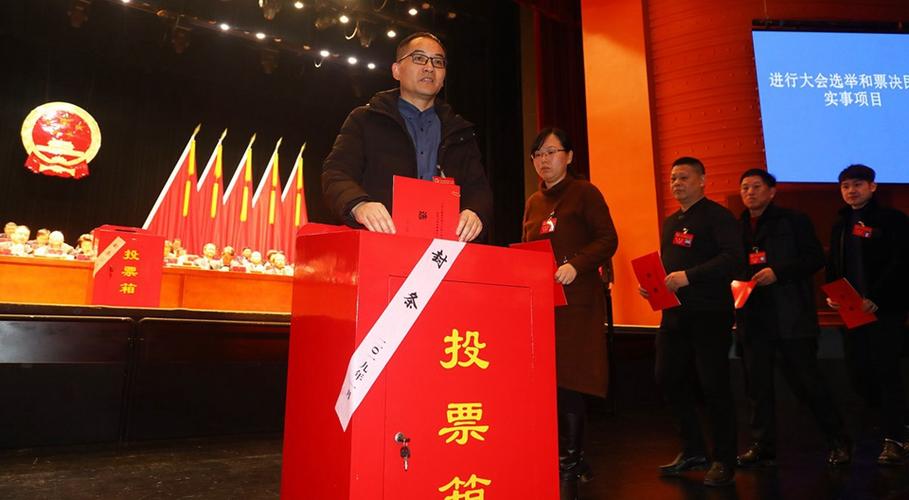 区人大代表进行大会选举和票决民生实事项目