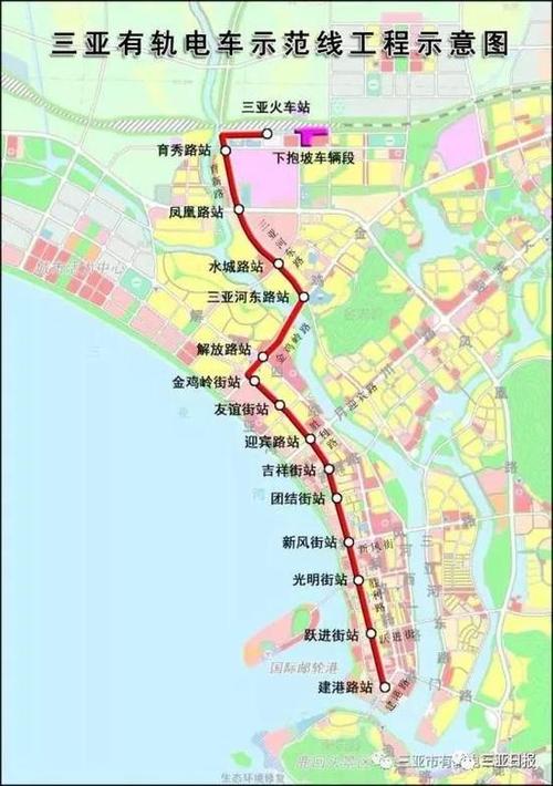 现场乘坐体验 三亚有轨电车即将试运营