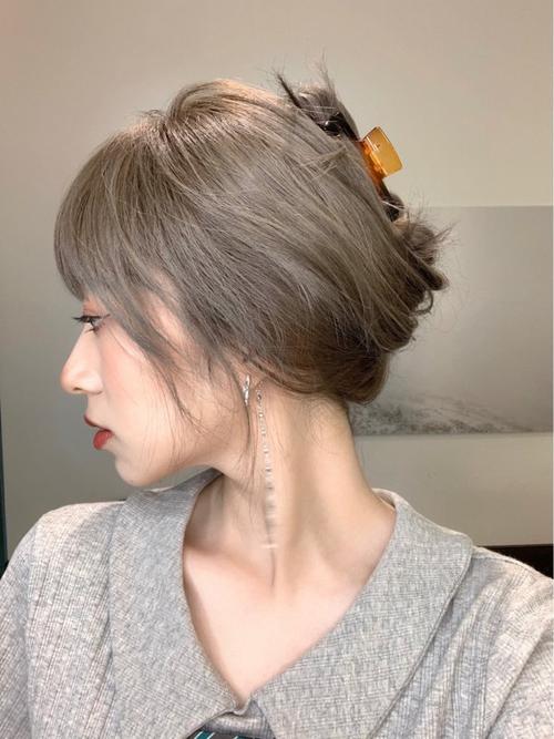 发型男初恋头染发颜色日系短发烫发