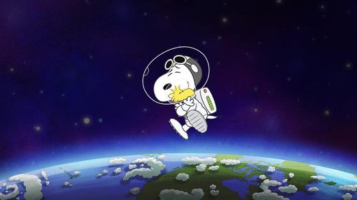 史努比上太空 壁纸