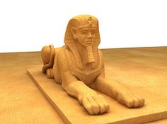 场景素材-花瓣网|陪你做生活的设计师 | 狮身人面像