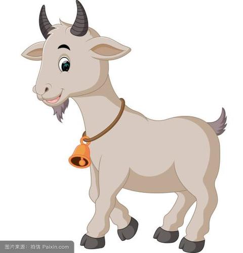 山羊头像卡通片