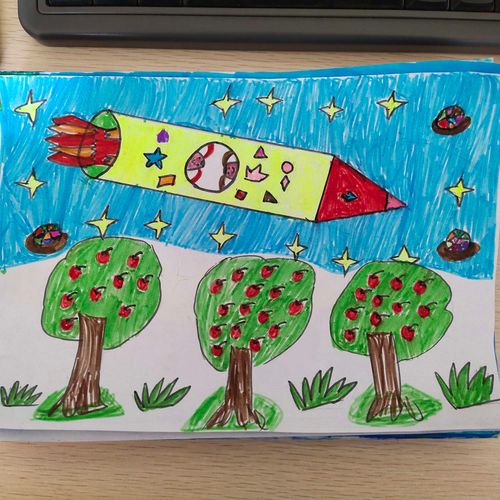 三年二班科幻画展