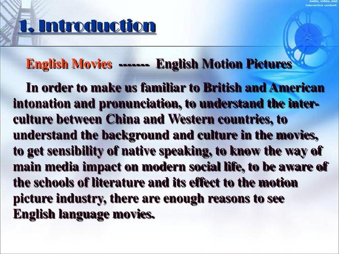 the motion picture industry, there are enough reasons to see