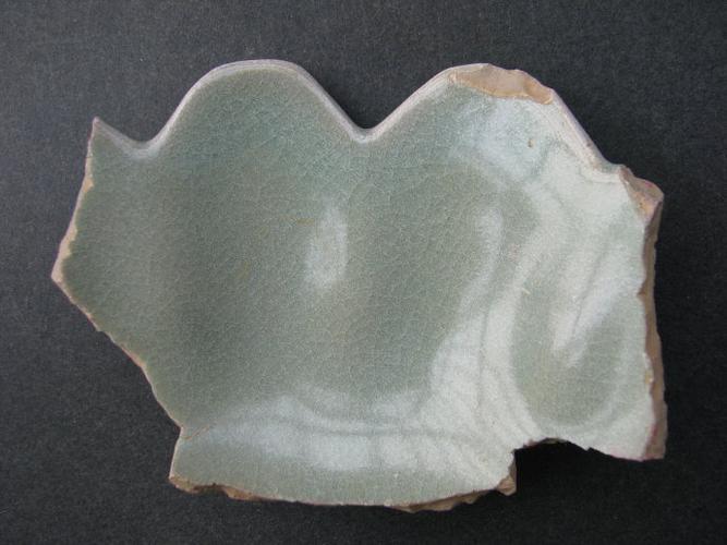 汝窑瓷片信息之九莲花温碗和椭园洗