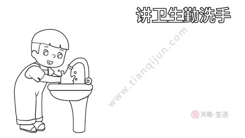 简单好画的防疫情讲卫生手抄报,抗击疫情从我做起