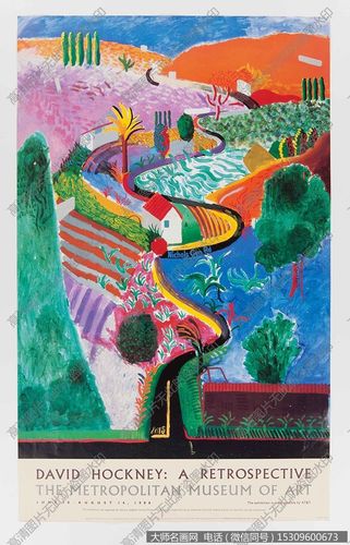 霍克尼 油画作品高清12下载