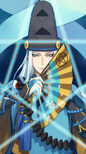 阴阳师安倍晴明手绘手机壁纸