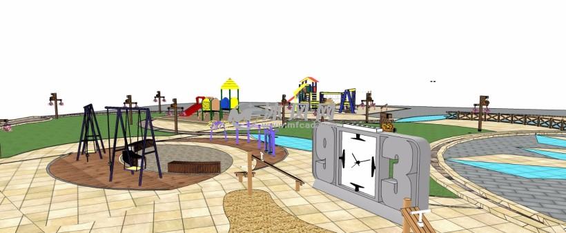 游乐场儿童游乐公园广场