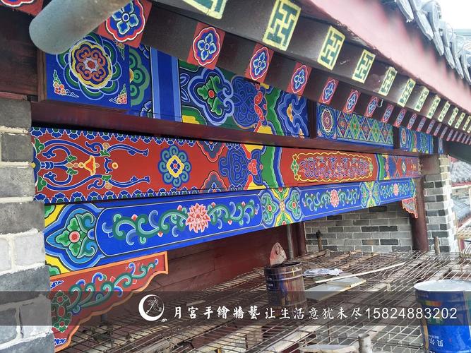 古建彩绘—河南专业古建团队制作邯郸方特步行街彩绘