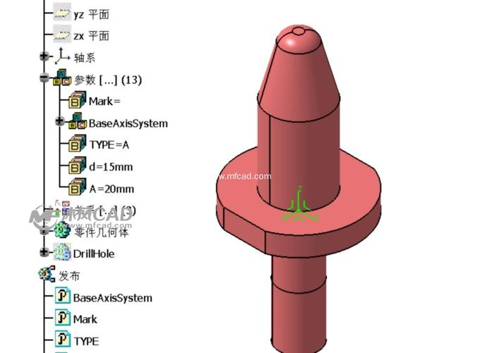 全参数化焊接夹具定位销库