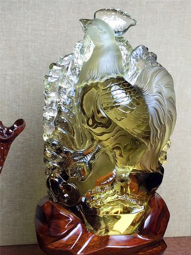 天然黄水晶龙龟摆件 雕刻摆件 金蟾摆件 茶水晶雕刻件
