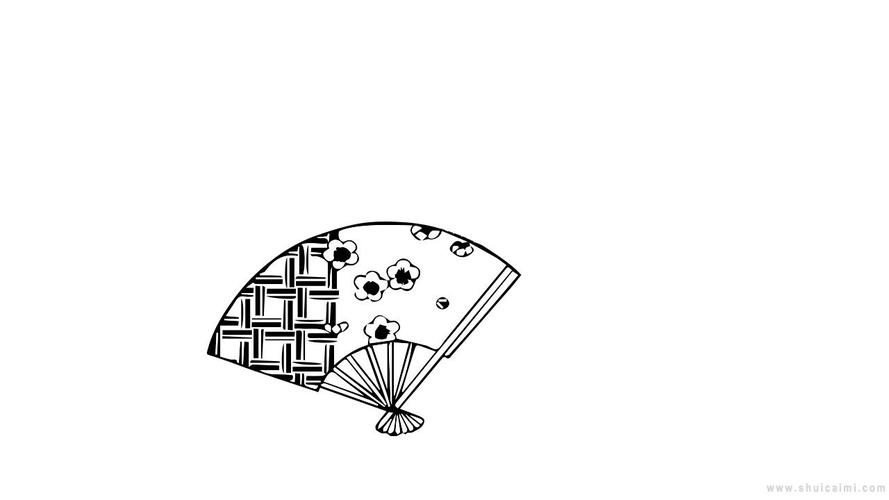 古风扇子简笔画怎么画 古风扇子简笔画顺序