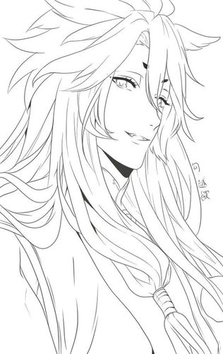 【男生】酷炫的日漫人物线稿|动漫线描