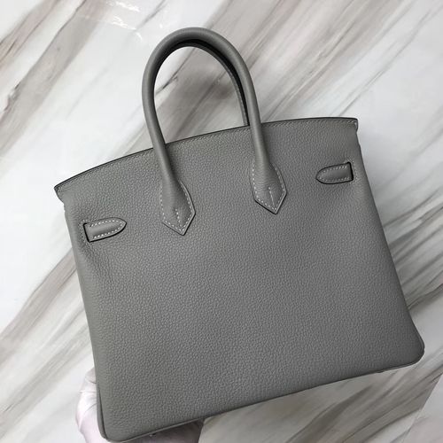 hong kong hermes birkin bag 25cm 4z海鸥灰gris mou