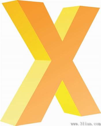 字母x图标