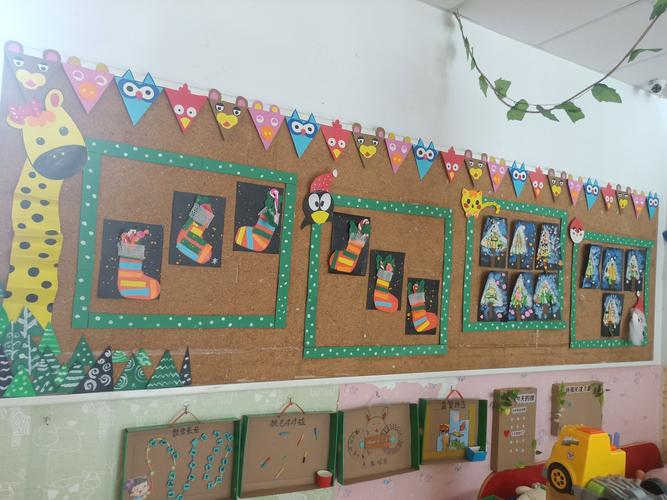 其它 小一班森林系主题 写美篇 2,名称:主题墙 材料:彩色卡纸,泡沫板