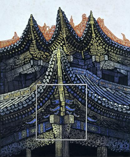 上海市宝山区杨行镇 吹塑版画
