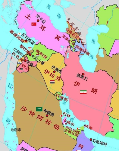 英国主导伊拉克边界划定,与沙特科威特存在着突出的边界争端