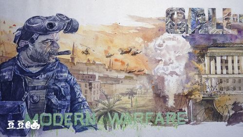 使命召唤mw纪念版手绘|插画|创作习作|豆豆爱瞎画 - 原创作品 - 站酷