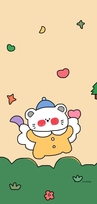 彩色可爱卡通壁纸