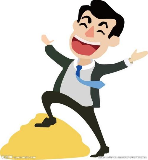 扁平场景素材 金融人物 金融白领