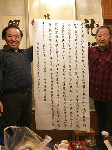 中国阎良航空城飞墨轩收藏著名书法家康习安的书法作品