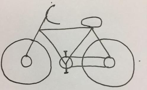 【自行车简笔画】儿童画自行车简单画法教程分享