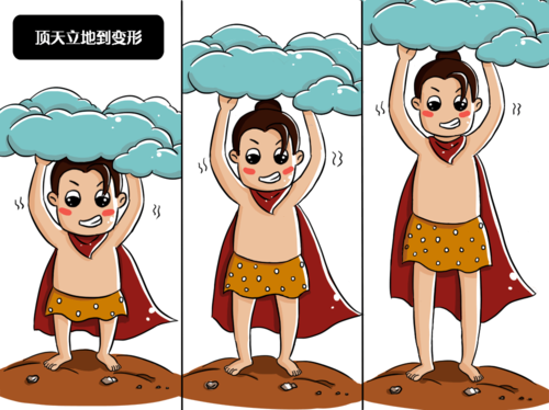 盘古开天地小漫画