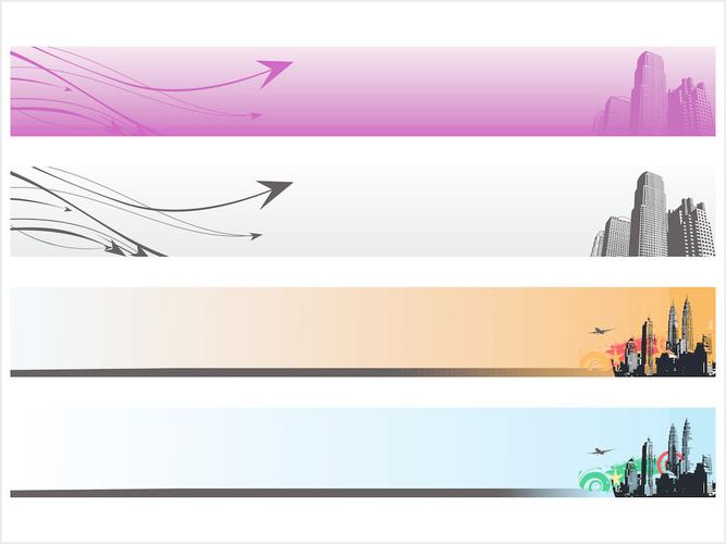 web 2的0式垃圾城系列网站横幅集2平面广告素材免费下载(图片编号