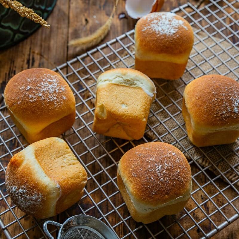 大米粉做面包,满嘴爆米花香味,99简单_面包_米粉_黄油_肉松_口感