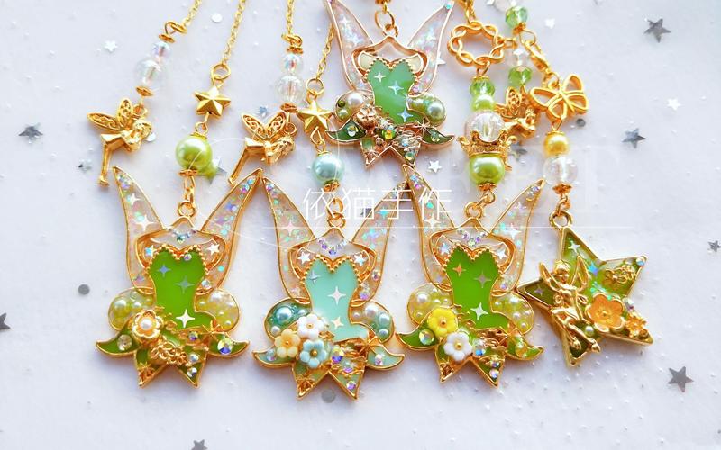 依猫手作uv胶小叮当tinkerbell奇妙仙子拉环书签bgmgreatgoodfineok