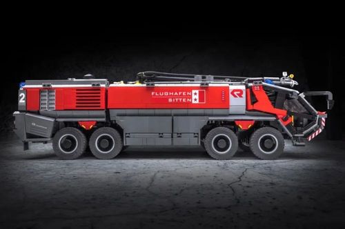 乐高ideas作品卢森宝亚美洲豹8x8机场消防车获得10000