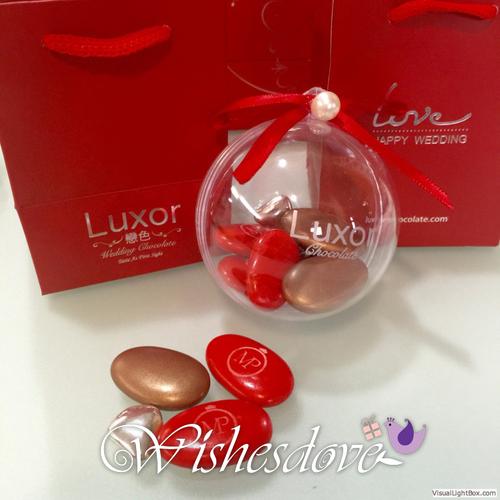 胡杏儿"s wedding favors - luxor chocolate