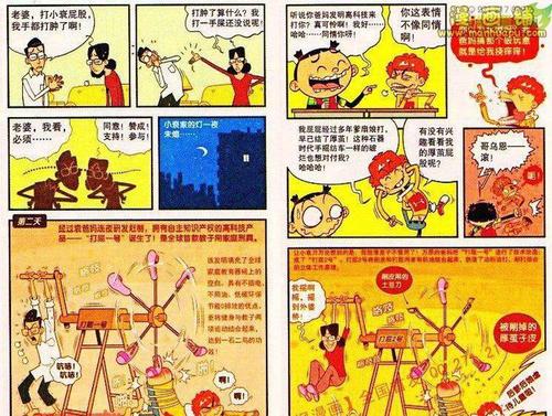 阿衰关爱父母的手于是大受感动的父母研制出打屁机器来打他