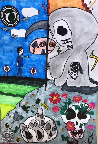 本次比赛活动的开展,是行之有效的禁毒宣传教育活动,培养了学生健康